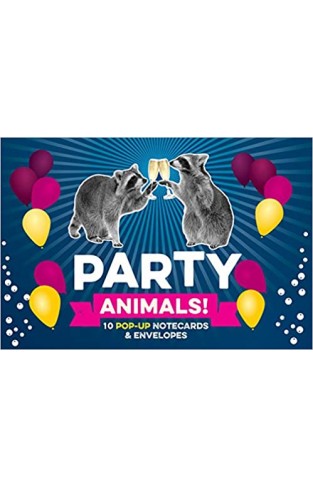 Party Animals! (Notecards): 10 Pop-Up Notecards & Envelopes Cards