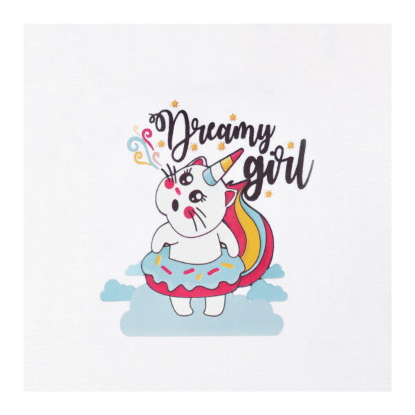 AllurePremium T-shirt S-L Dreamy Girl White Blue - Image 2